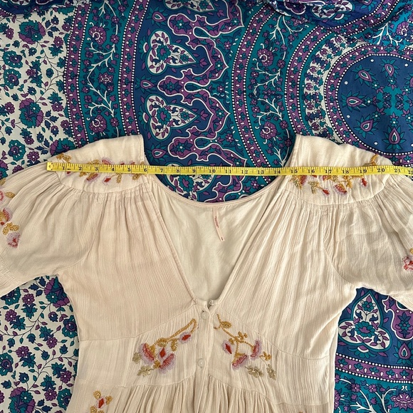 We The Free Cream Floral Midi Dress - Picture 11 of 11